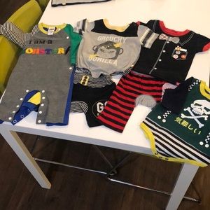 Harajuku Mini / Lovers Paul Frank Retired LOT Black Gray Pants PJ Shirt Shorts